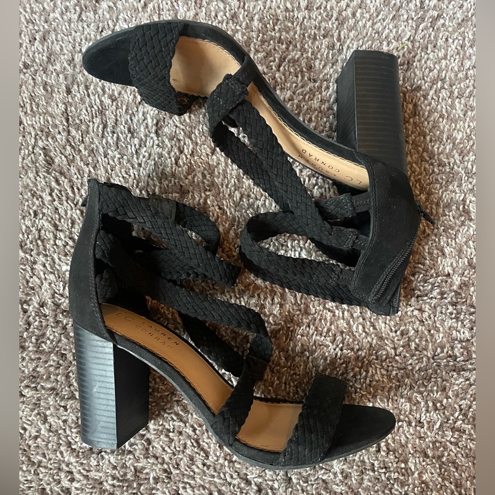Lauren Conrad Black Heels Size 8
